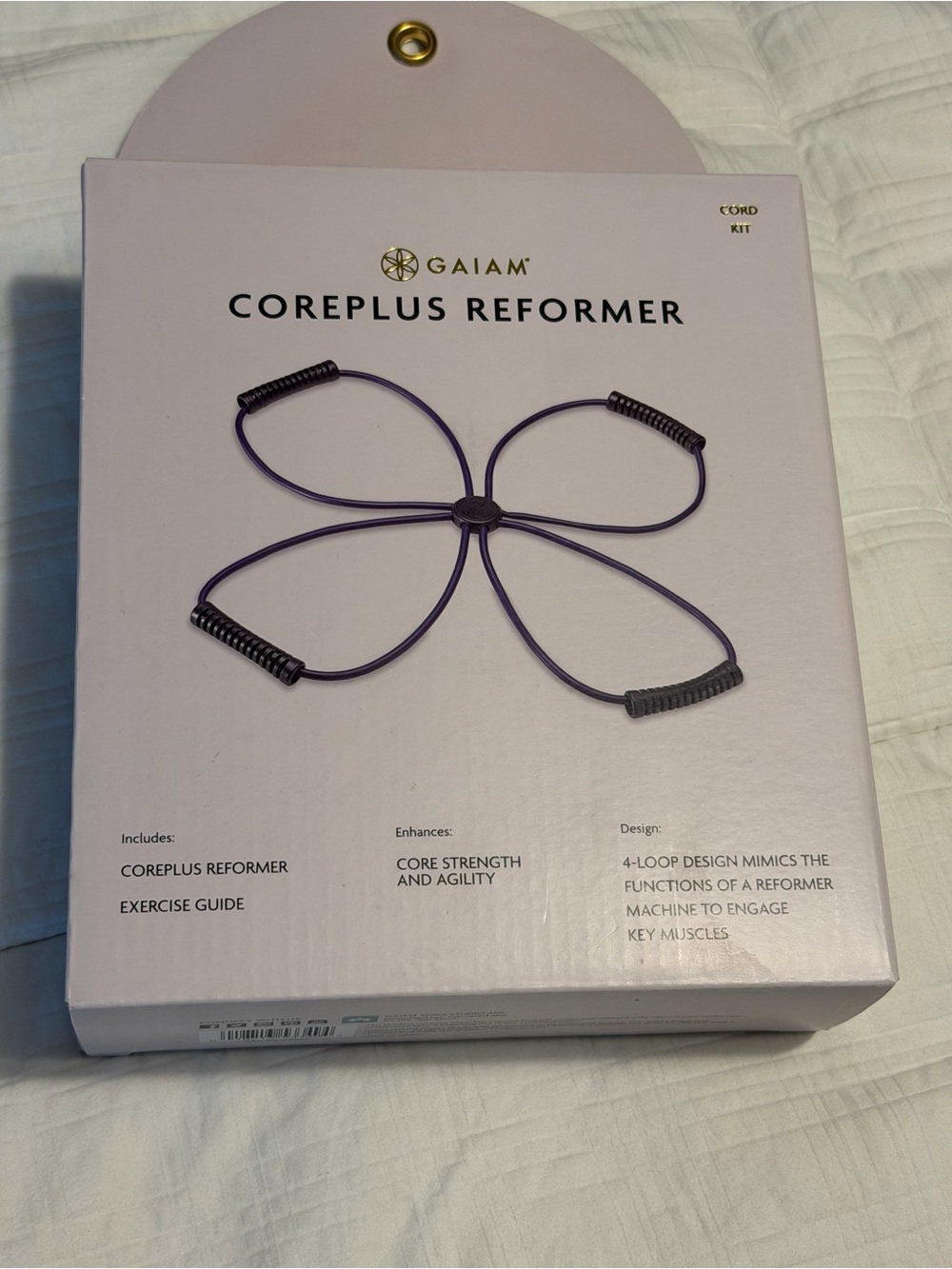 GAIAM CorePlus Reformer Cord Kit - Purple